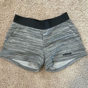 Gray Adidas shorts